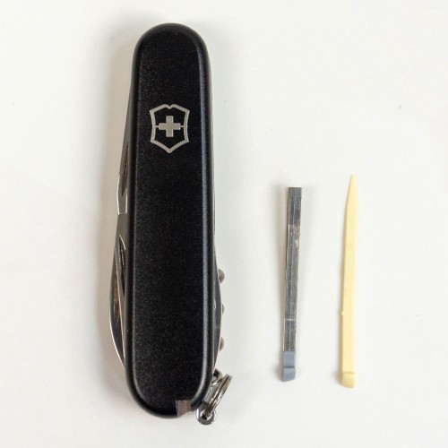 Складаний ніж Victorinox SPARTAN MAT чорний матовий лак 1.3603.3.M0007p