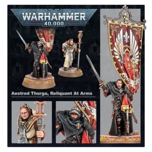Набір мініатюр WARHAMMER 40000: ADEPTA SORORITAS - AESTRED THURGA RELINQUANT AT ARMS
