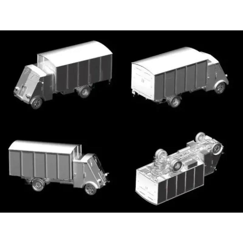 Германский армейский автомобиль Lastkraftwagen 3.5 t AHN c будкой 1:35