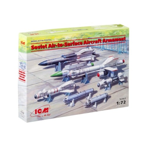 Сборная модель 1:72 Советское авиационное вооружение «воздух-поверхность» ICM 72213