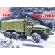 Збірна модель 1:72 Вантажівка рухомий командний пункт Урал 375A ICM 72712