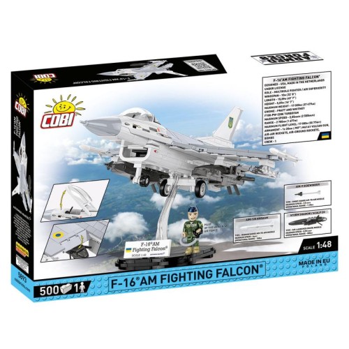 Конструктор COBI Літак F-16C Fighting Falcon (UA), 500 деталей