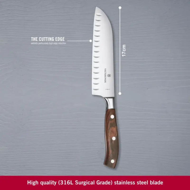 Ніж-сантоку Victorinox GRAND MAITRE WOOD 17см дерев’ян 7.7320.17G