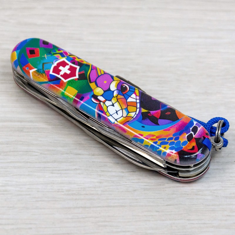 Швейцарский складной нож 91мм Victorinox CLIMBER ZODIAC 1.3703.Z4260pk