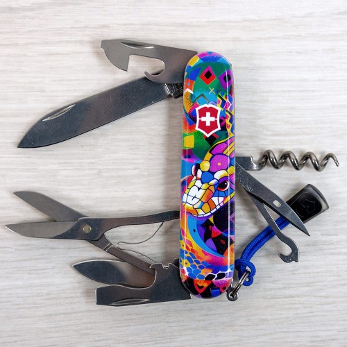 Швейцарский складной нож 91мм Victorinox CLIMBER ZODIAC 1.3703.Z4260pk