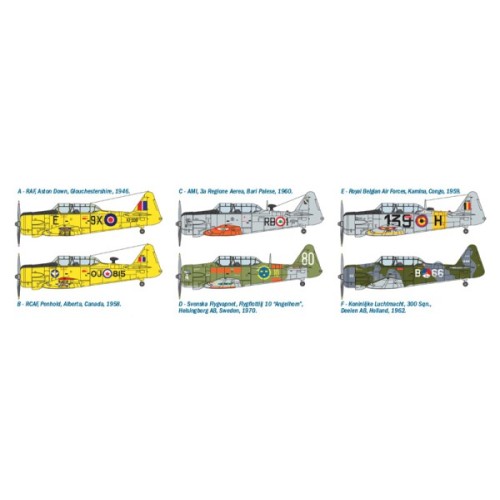 Збірна модель літака Збірна модель 1:48 Літак HARVARD Mk.IIA Italeri 2736 1:48