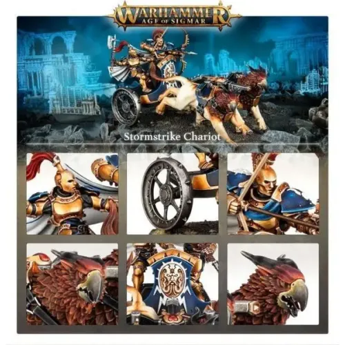 Миниатюра AGE OF SIGMAR: STORMCAST ETERNALS - STORMSTRIKE CHARIOT