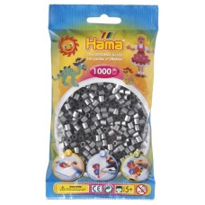 Термомозаїка HAMA Набір намистин під срібло MIDI 5+, 1000шт