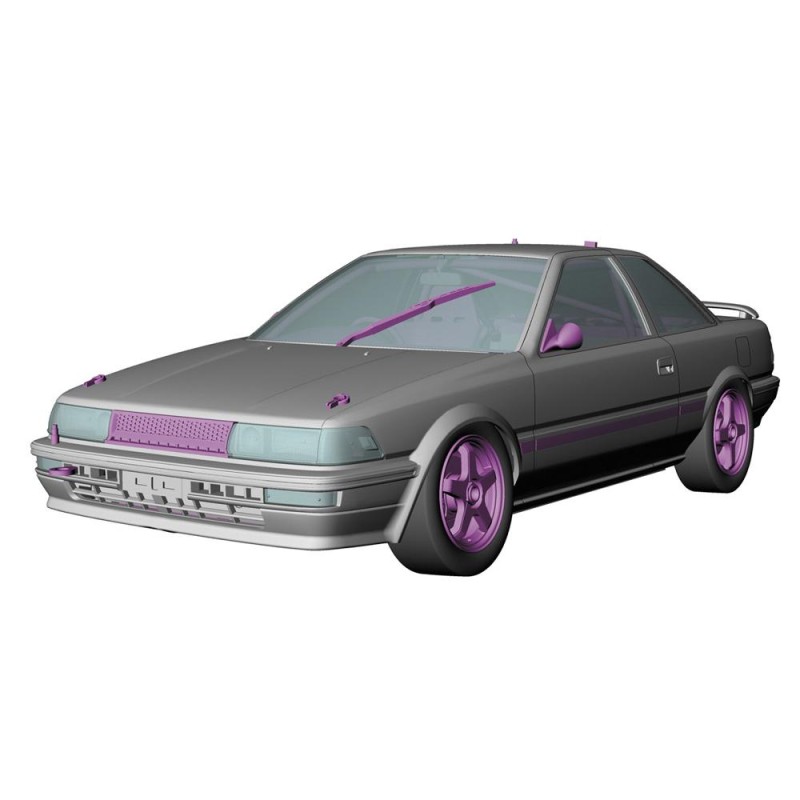 Збірна модель автомобіль – ADVAN COROLLA LEVIN AE92 – Hasegawa 21137