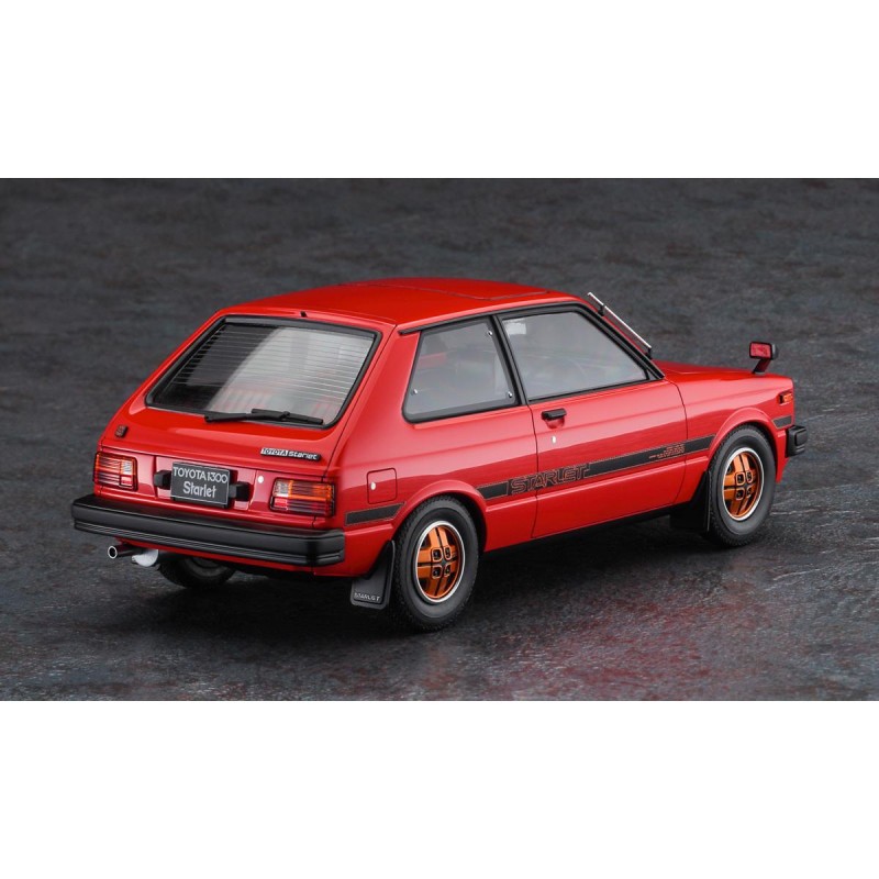 Збірна модель автомобіль – TOYOTA STARLET KP61 S – Hasegawa 21163