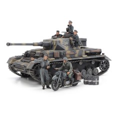 Tamiya – Panzerkampfwagen IV Ausf. G и мотоцикл «Восточный фронт» 1:35 I V.G & Motorcycle EF 25209