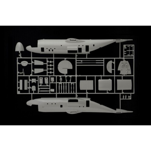 Збірна модель літака Збірна модель 1:72 Літак Lockheed AC 130H Spectre Italeri 1310 1:72