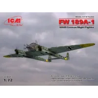 Збірна модель 1:72 Літак Focke-Wulf Fw 189A-1 ICM 72293