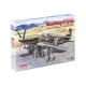 Сборная модель самолета Сборная модель 1:48 американский истребитель Мустанг Р-51 В с пилотами и техниками ICM 48125 1:48