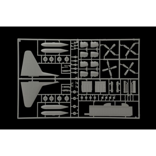 Збірна модель літака Збірна модель 1:72 Літак Lockheed AC 130H Spectre Italeri 1310 1:72