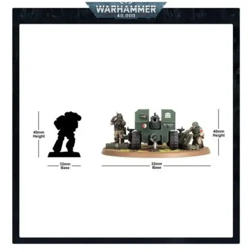 Набор миниатюр WARHAMMER 40000: ASTRA MILITARUM - FIELD ORDNANCE BATTERY