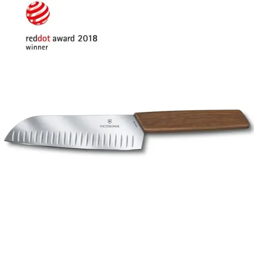 Ніж-сантоку Victorinox SWISS MODERN 17см дерев’ян 6.9050.17KG