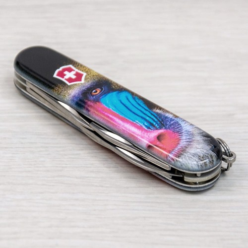 Складаний ніж Victorinox TINKER ANIMAL Мавпа Мандрил 1.4603.3.F1070pw
