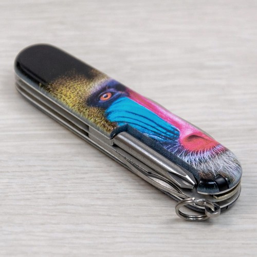 Складаний ніж Victorinox TINKER ANIMAL Мавпа Мандрил 1.4603.3.F1070pw