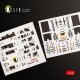 T-50 ROKAF 3D декаль інтер'єр для комплекту Academy 1:48 KELIK K48057