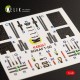 T-50 ROKAF 3D декаль інтер'єр для комплекту Academy 1:48 KELIK K48057