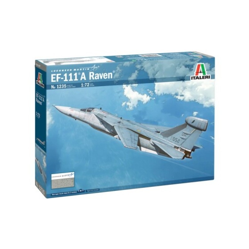 Збірна модель літака Збірна модель 1:72 Літак EF - 111 A Raven Італері 1235 1:72