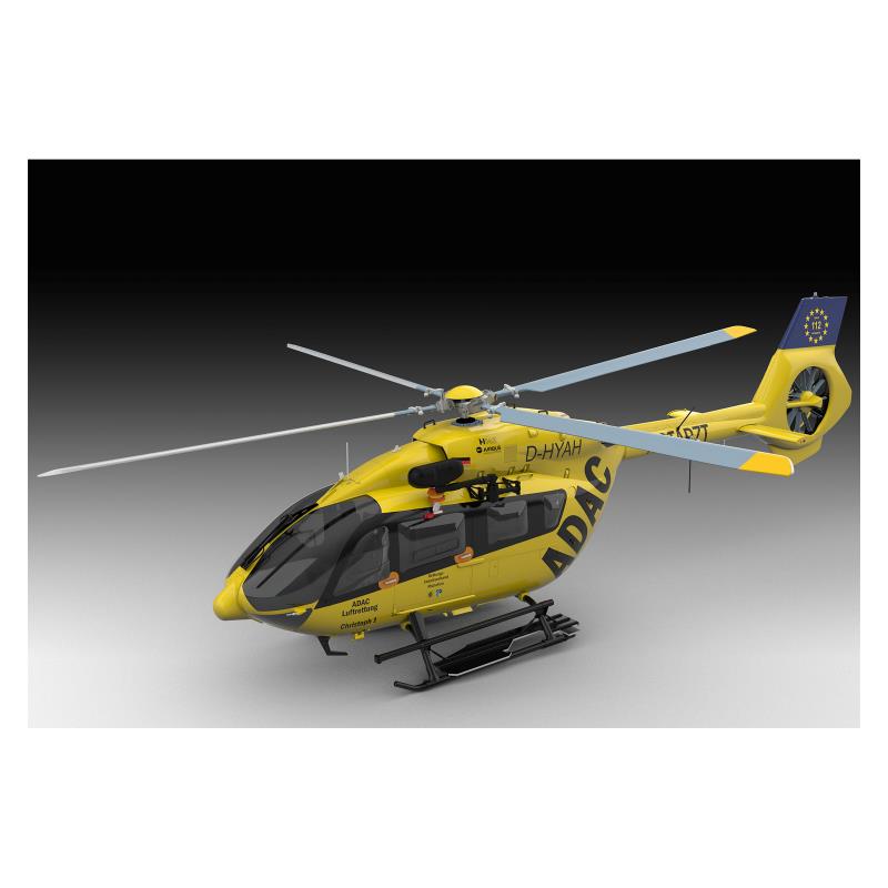 Збірна модель літака Збірна модель-копія Revell Геликоптер Airbus H145 ADAC Рятувальна служба, рів 5, м: 1:32 1:32