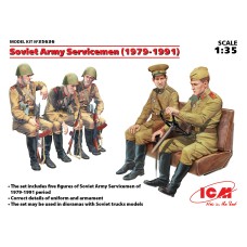  1:35 Фигуры Советские военнослужащие (1979-1991) ICM 35636