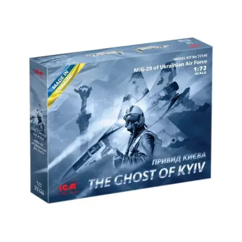 Збірна модель літака Збірна модель 1:72 "Привид Києва" МіГ-29 Повітряних Сил України ICM 72140 1:72