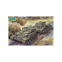 Тягач на базе Т-34 с САУ СУ-76