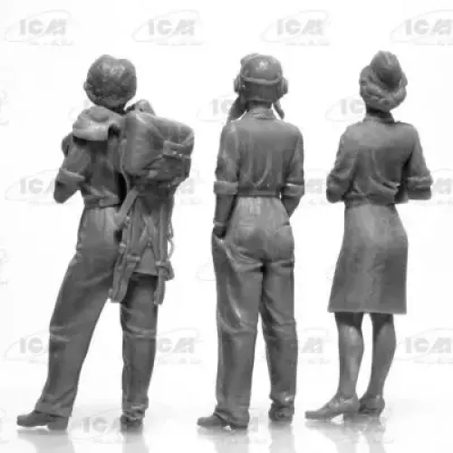 Сборная модель 1:32 Фигуры женщины-пилоты на службе ВВС США (1943-1945) ICM 32108