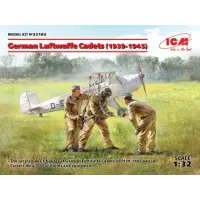 Сборная модель 1:32 Фигуры кадеты немецкого Люфтваффе (1939-1945) ICM 32103