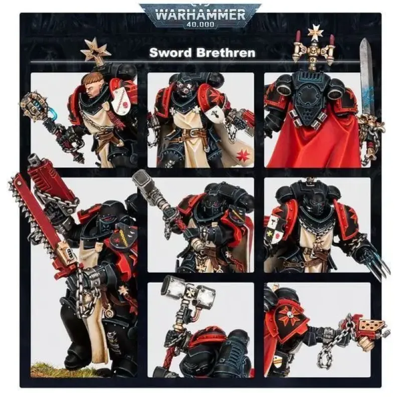 Набір мініатюр WARHAMMER 40000: BLACK TEMPLARS - SWORD BRETHREN