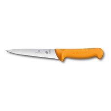 Обробний ніж для м'яса Victorinox SWIBO Flexible 15см жовт 5.8419.15