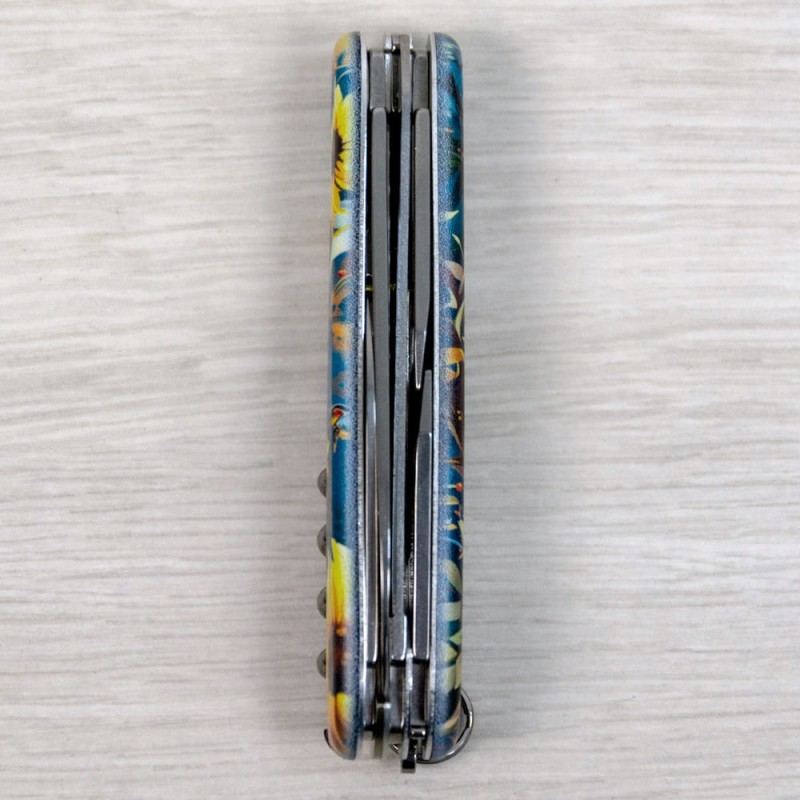 Складаний ніж Victorinox CAMPER UKRAINE Величний Сокіл 1.3613.3.T3180pw