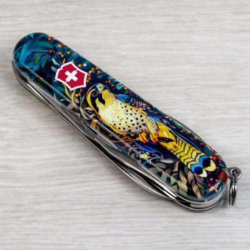 Складаний ніж Victorinox CAMPER UKRAINE Величний Сокіл 1.3613.3.T3180pw