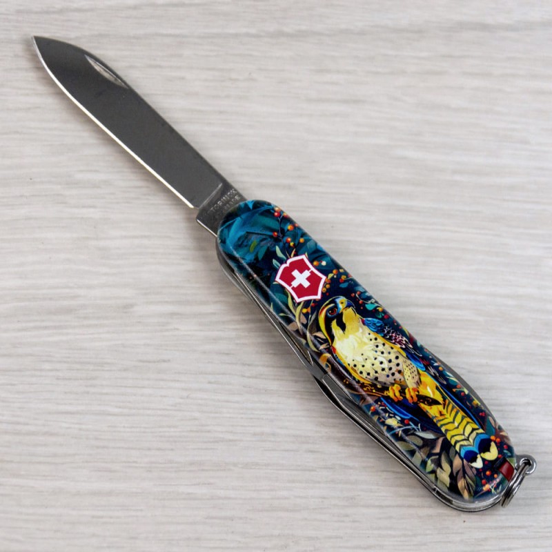 Складаний ніж Victorinox CAMPER UKRAINE Величний Сокіл 1.3613.3.T3180pw