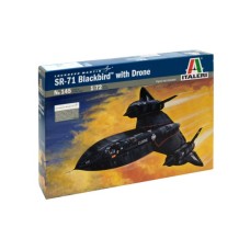 Збірна модель 1:72 Літак SR - 71 Black Bird with Drone Italeri 0145