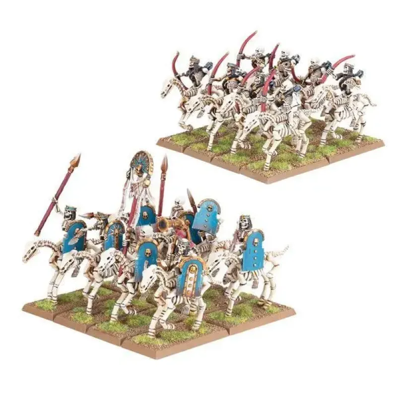 Набір мініатюр THE OLD WORLD: TOMB KINGS OF KHEMRI - SKELETON HORSEMEN
