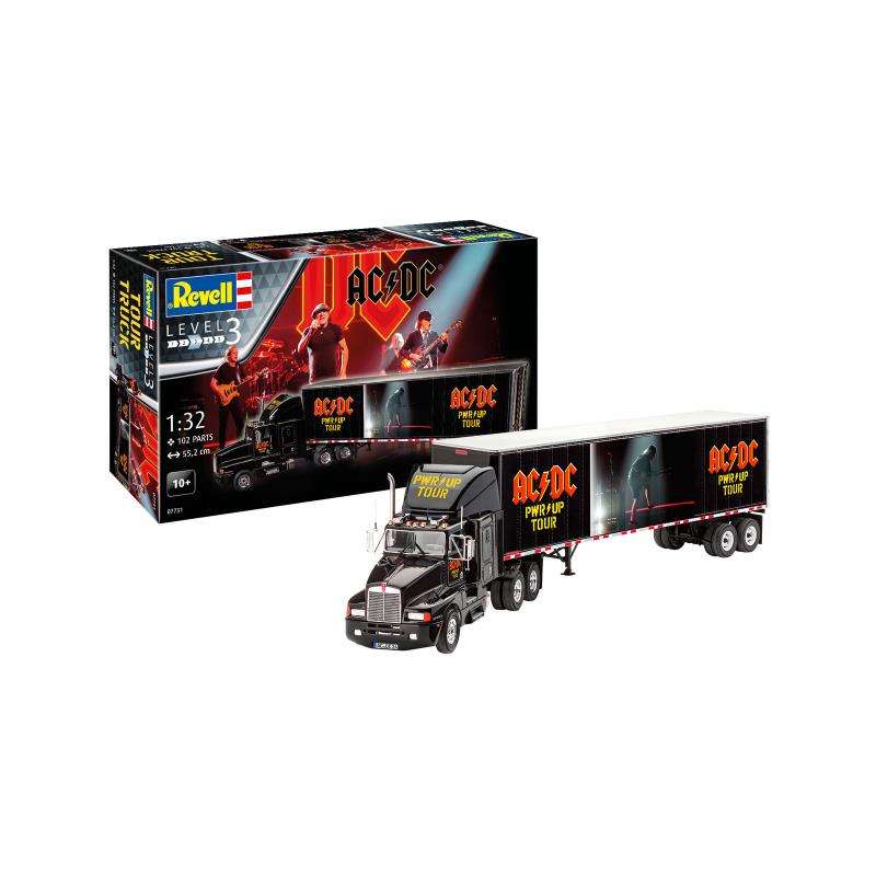 Збірна модель Збірна модель-копія Revell Турне AC/DC вантажівка «Power Up», рів 3, м: 1:32