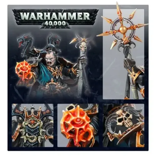 Мініатюра WARHAMMER 40000: CHAOS SPACE MARINES - SORCERER