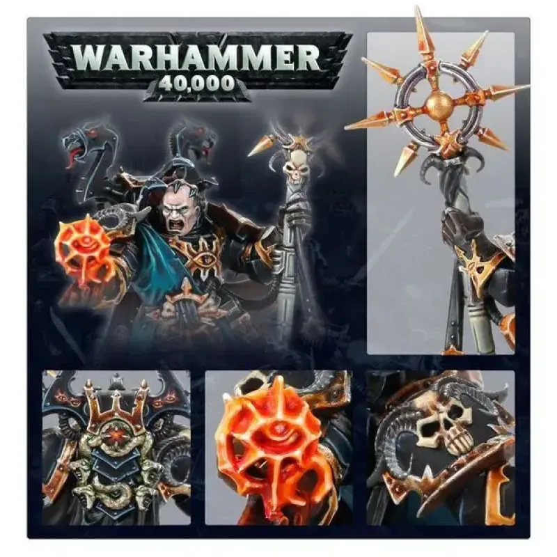 Миниатюра WARHAMMER 40000: CHAOS SPACE MARINES - SORCERER