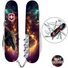 Складаний ніж Victorinox HUNTSMAN ZODIAC Зірковий дракон 1.3713.3.Z3220p