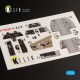 F-4J:S "Phantom II" 3D декаль інтер'єр для комплекту Hasegawa 1:72 KELIK K72038