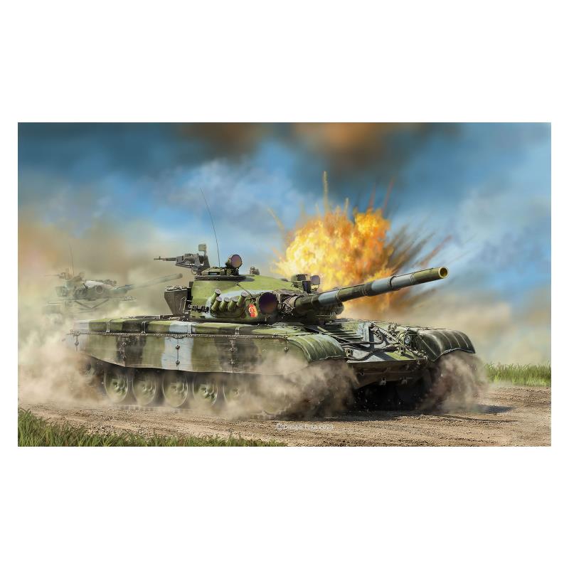Збірна модель Збірна модель-копія Revell Танк Т-72 М1 рівень 4 масштаб 1:72