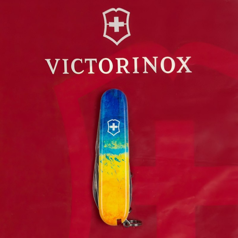 Швейцарский складной нож Victorinox SPARTAN UKRAINE 1.3603.7.T3100p