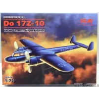 Сборная модель 1:72 Самолет Дорнье Do-17Z-10 ICM 72303