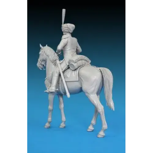 Збірна модель 1:16 Фігура Трубач 1-го Вестфальського Кірасирського Полку 1813 MiniArt 16033