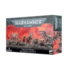 Мініатюра WARHAMMER 40000: CHAOS SPACE MARINE - ACCURSED CULTISTS