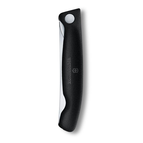 Складаний ніж для пікніка Victorinox Swiss Classic 11см хвил чорн 6.7833.F